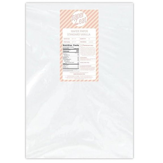 Printable Edible Wafer Paper Sheets from paper2eat