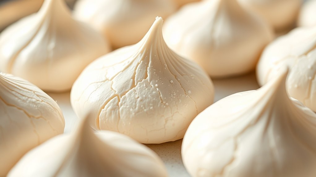 egg whites stabilize meringues