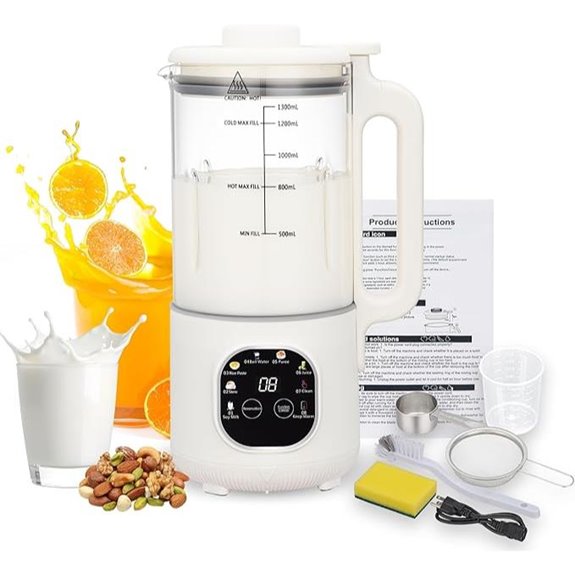 8-in-1 Nut Milk Maker with Blenders and Auto-Clean