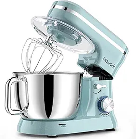 HOWORK Electric Stand Mixer with 6.5QT Bowl