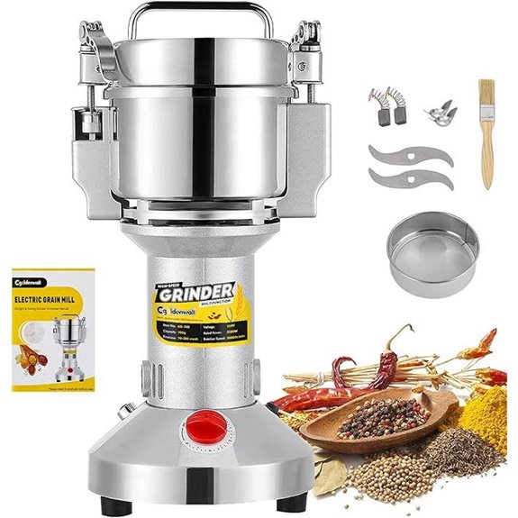 CGOLDENWALL Electric Grain & Spice Grinder (700g)