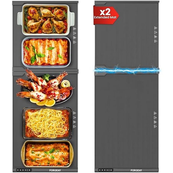Large Electric Food Warming Mat for Buffets