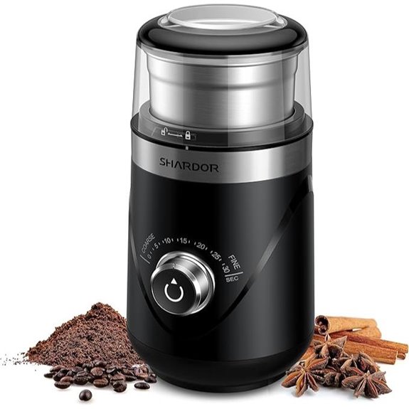 SHARDOR Electric Coffee Grinder with Removable Bowl