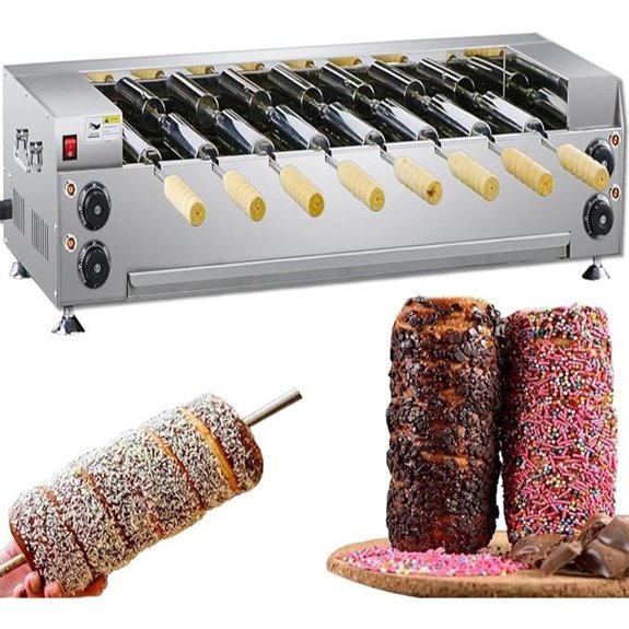Electric Commercial Chimney Cake Oven and Grill Maker