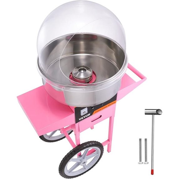 VEVOR Electric Cotton Candy Machine with Cover