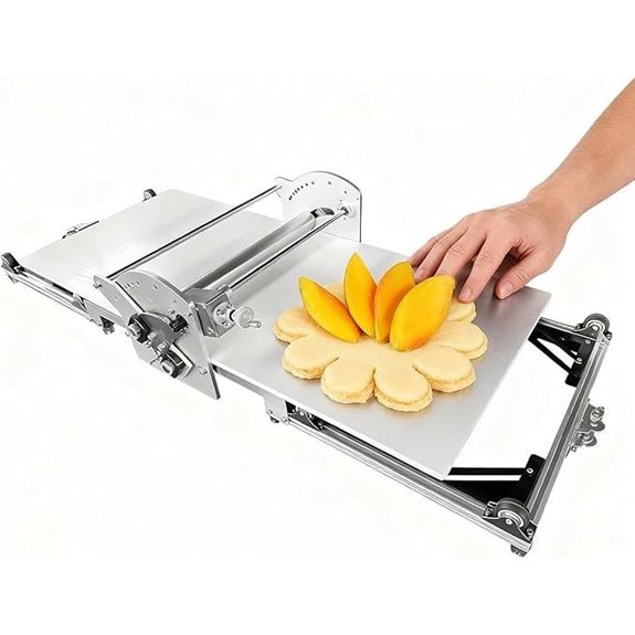 Electric Croissant Dough Laminator and Sheeter