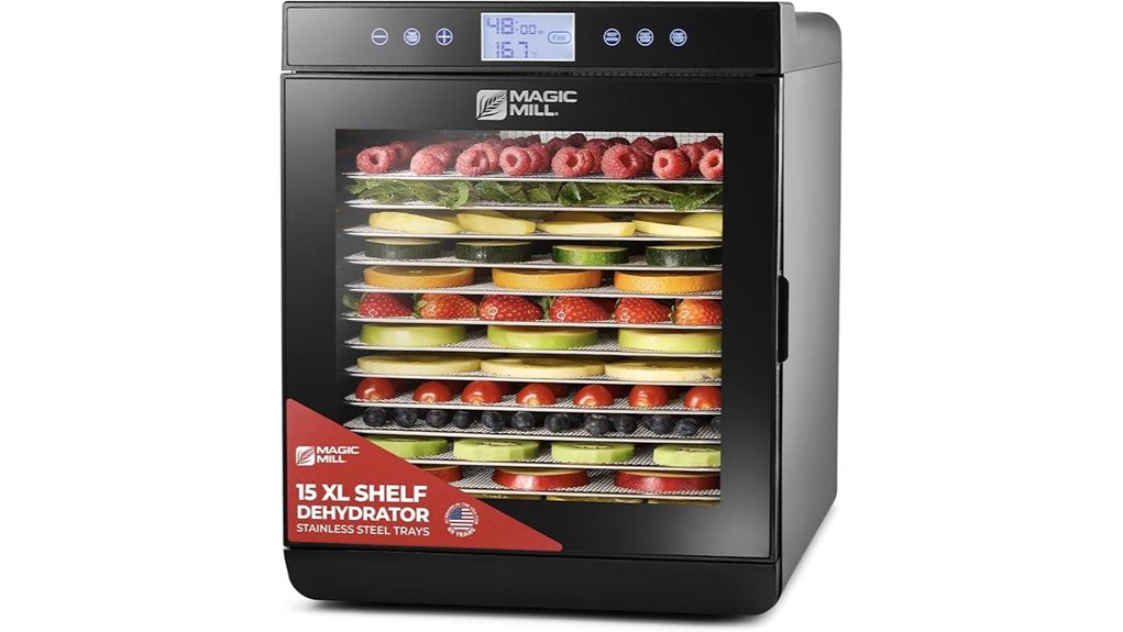 electric dehydrator with timer