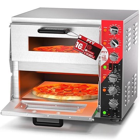 PYY 16-Inch Electric Double Decker Pizza Oven