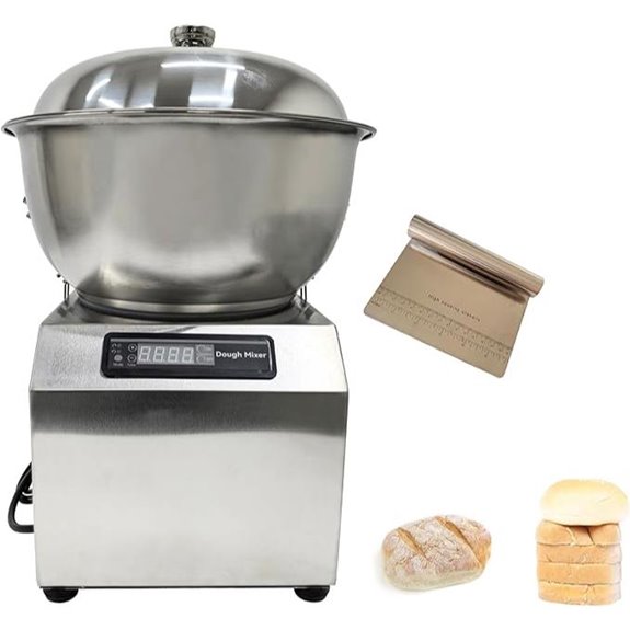 INTBUYING Electric Dough Mixer 10Qt Capacity Commercial Use
