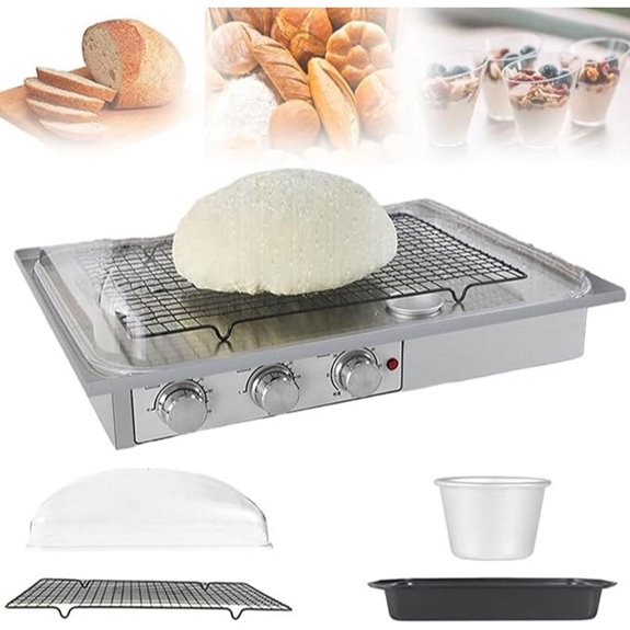 Electric Bread Dough Proofer Machine with Adjustable Settings