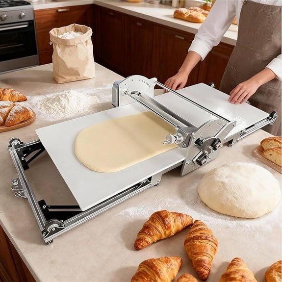 Electric Dough Roller Machine with Adjustable Thickness