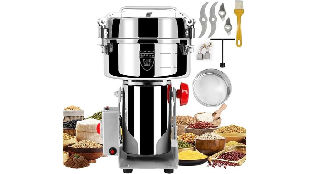 electric flour and spice grinder