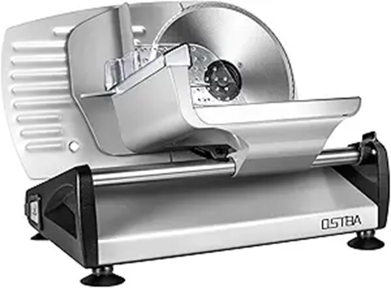 OSTBA Electric Food Slicer with Removable Blade