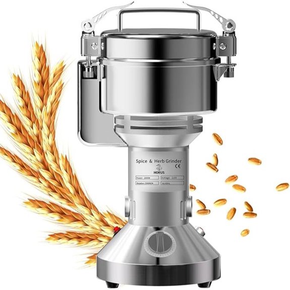 Electric Grain Mill for Wheat Rice Corn Herbs