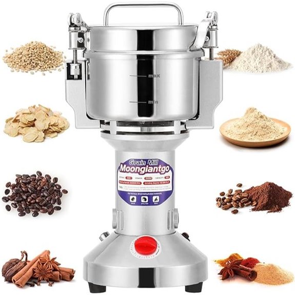Moongiantgo Electric Grain Mill Grinder 700g
