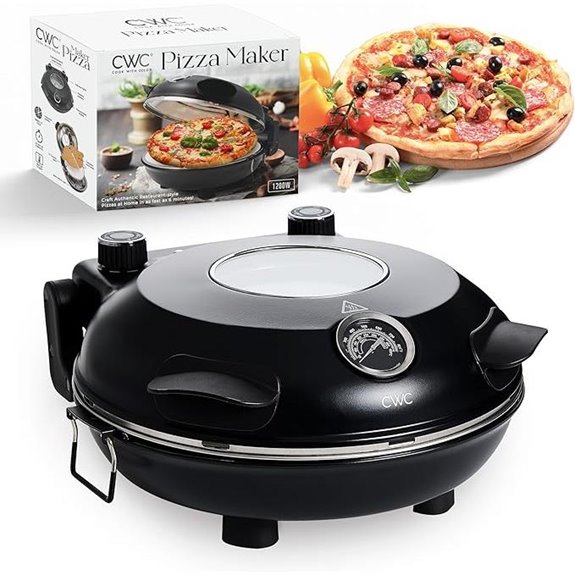 Cook With Color Electric Indoor Pizza Oven