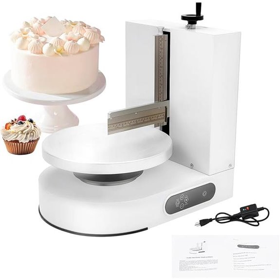 Electric Cake Icing Machine with LCD and Adjustable Speed