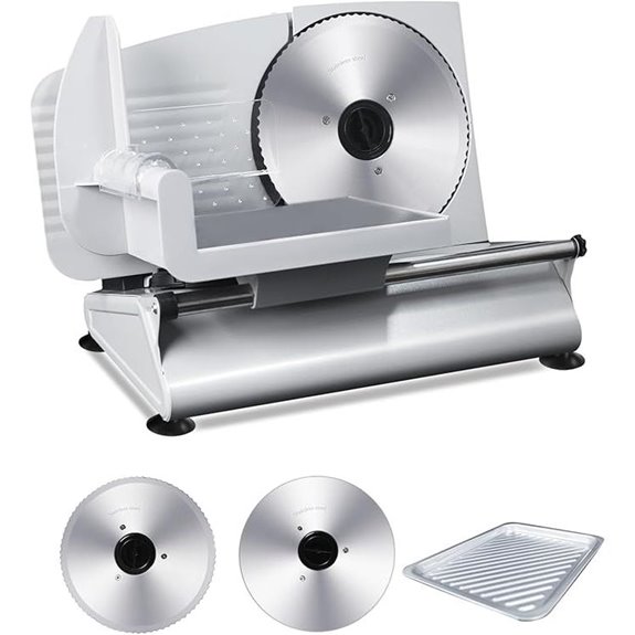 Electric Meat Slicer Machine with Safety Features