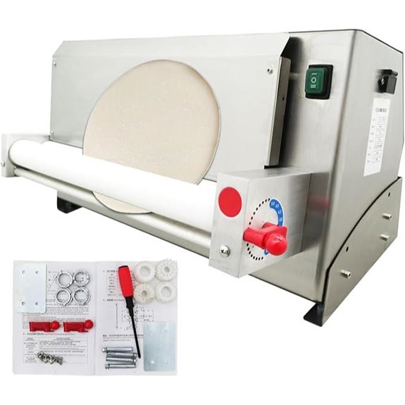 Electric Dough Roller for Pastries and Flatbreads