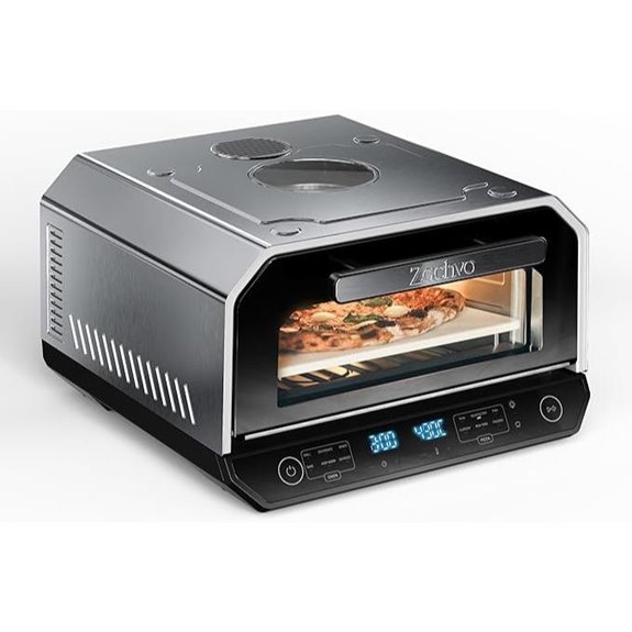 Indoor Electric Pizza Oven with Touchscreen & Accessories