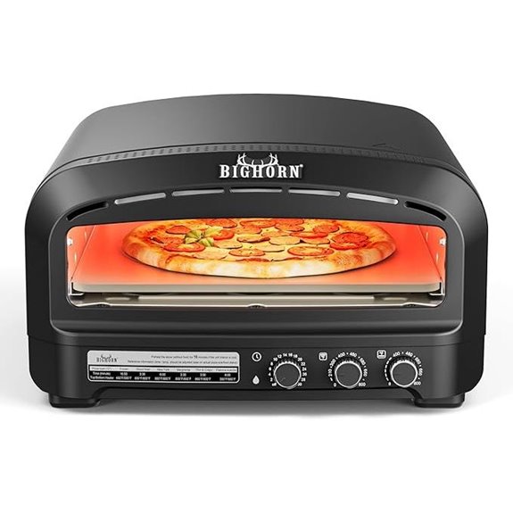 Big Horn Outdoors 14 Electric Pizza Oven with 6 Modes