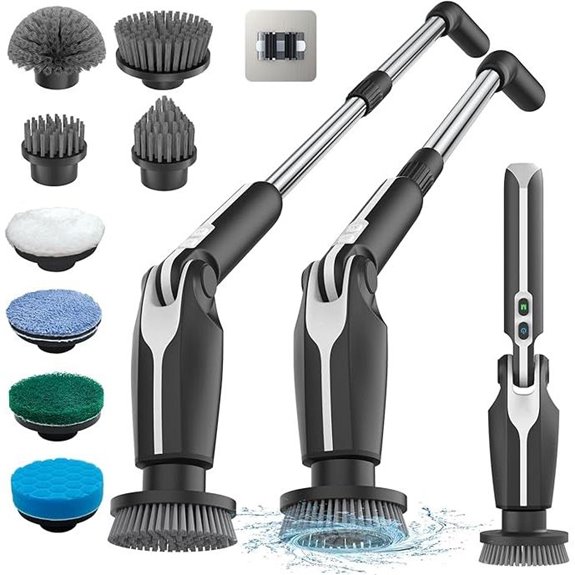 Leebein Electric Spin Scrubber with 8 Brush Heads