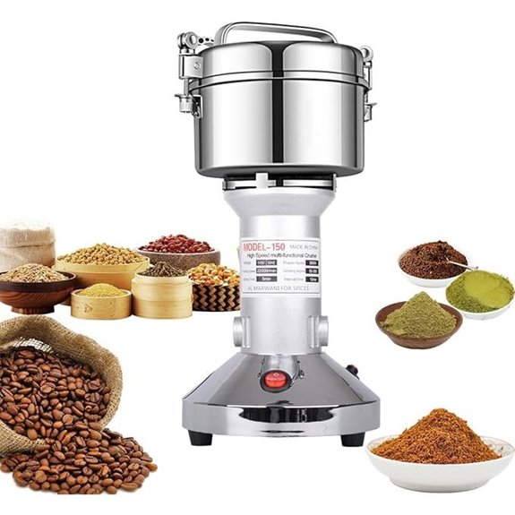 Electric Grain Mill for Seeds Herbs and Spices