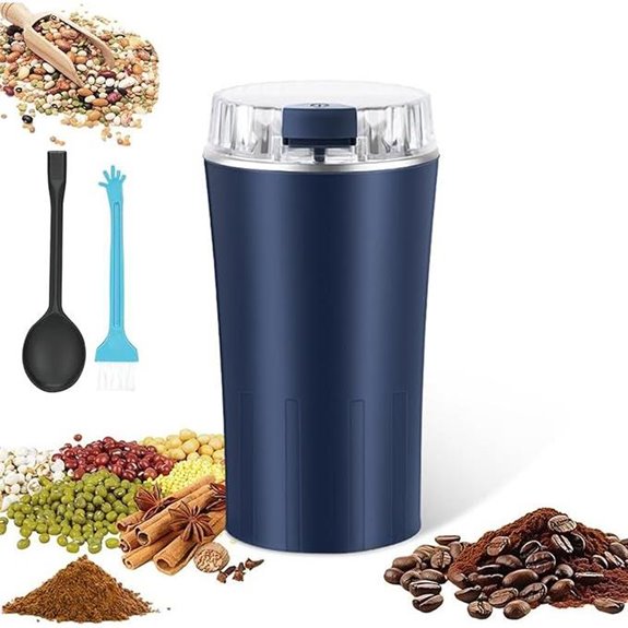 Electric Coffee & Spice Grinder with Steel Blades