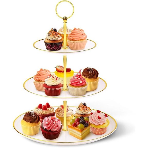 PinCute 3-Tier Cupcake Stand for Parties