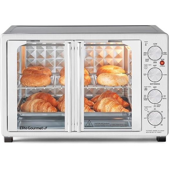 Elite Gourmet 45L Countertop Convection Toaster Oven