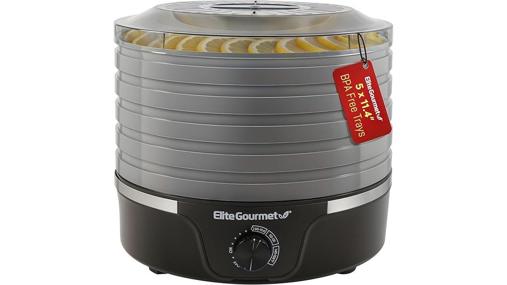 elite gourmet dehydrator trays