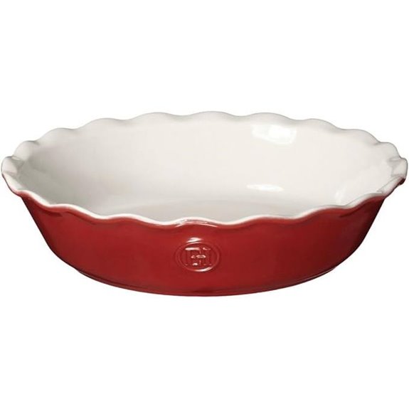 Emile Henry 9 Pie Dish - Modern Classics Collection | Rouge