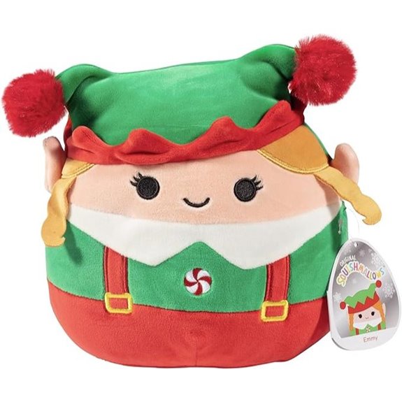 Squishmallows 8-Inch Emmy Christmas Elf Plush Toy