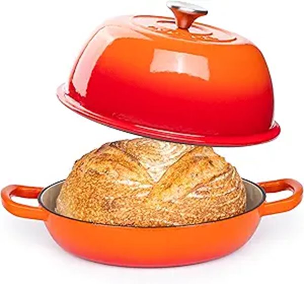 Nuovva Enamelled Cast Iron Dutch Oven 6 Qt