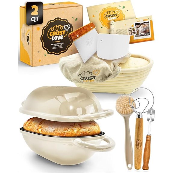 Enameled Cast Iron Loaf Pan & Baking Supplies