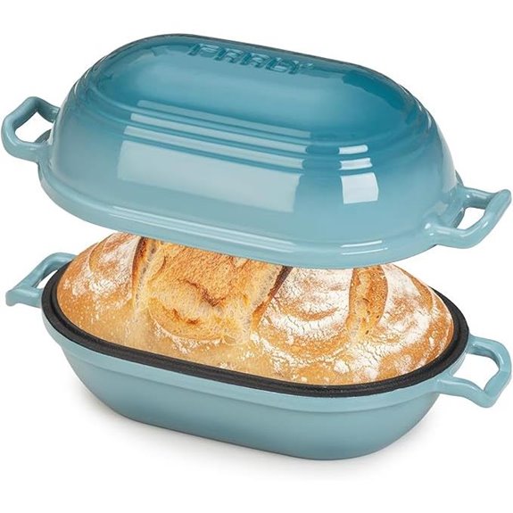 Enameled Cast Iron Dutch Oven for Sourdough Bread