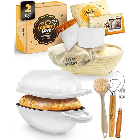 Enameled Loaf Pan & Sourdough Baking Supplies