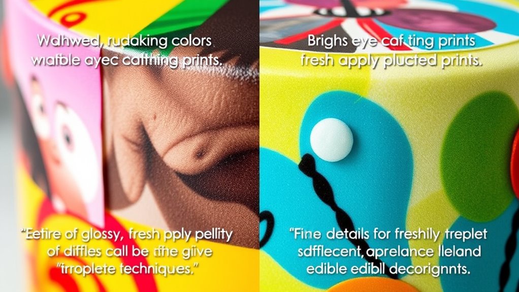 enhance edible print vibrancy