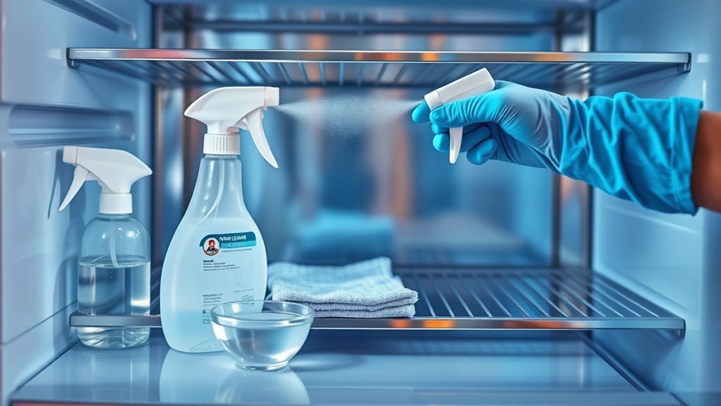 essential fridge sanitizing supplies