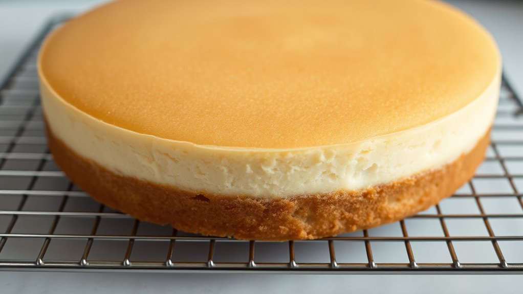 even flat cake layers