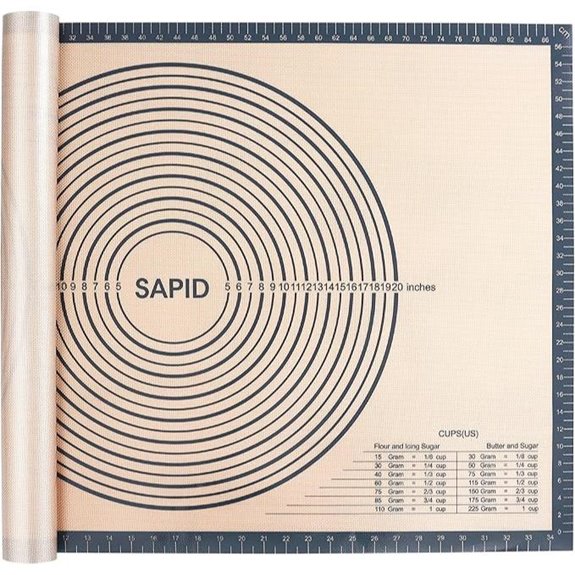 Sapid Extra Thick Silicone Pastry Mat (24x36)