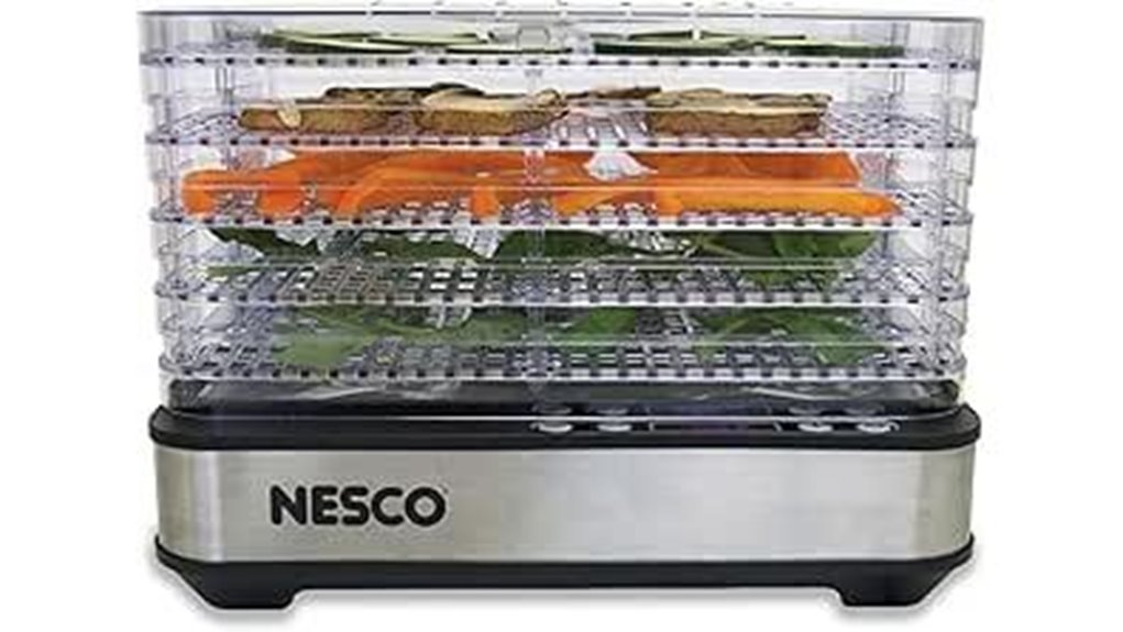 five tray food dehydrator