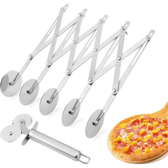 5-Wheel Pastry Cutter Set with Handles
