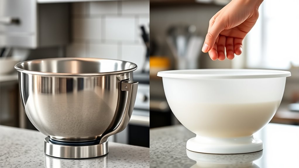 fixed versus removable bowls