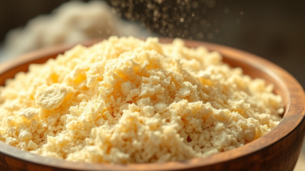 flour oxidation reduces water binding