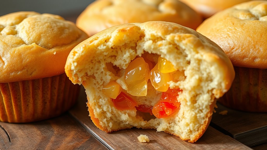 flour starch muffin texture