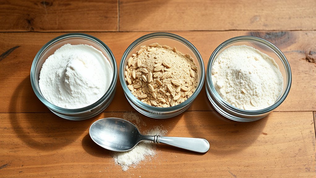 flour types influence measurements