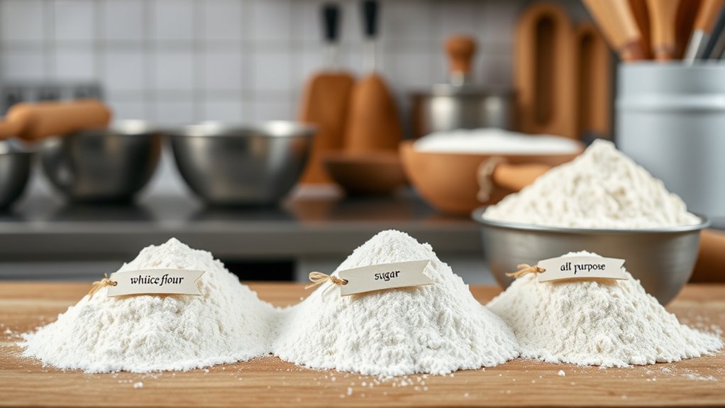 flour types influence texture