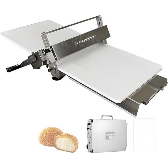 Adjustable Folding Dough Roller with Sheeter Board