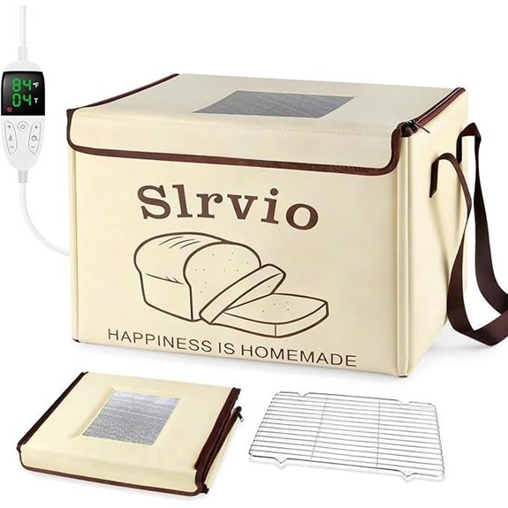 Foldable Bread Proofing Box with Temperature & Timer